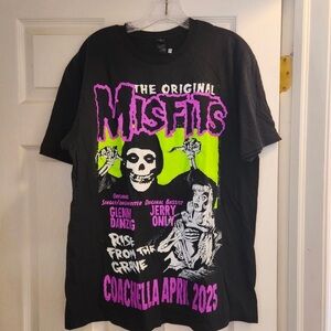 The Original Misfits COACHELLA April 2025 T-Shirt Size Large NEW